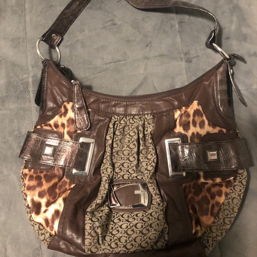 Cheetah Print Guess Purse